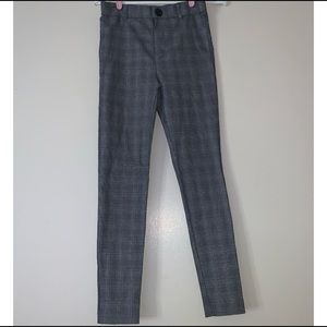 Zara plaid skinny pants